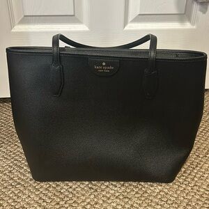Kate Spade large black tote bag